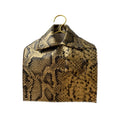 Sac doré effet python glamour